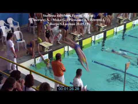 Staffetta 4x50MIX Femm. Rag. - Borgo S.Lorenzo 20.05.18