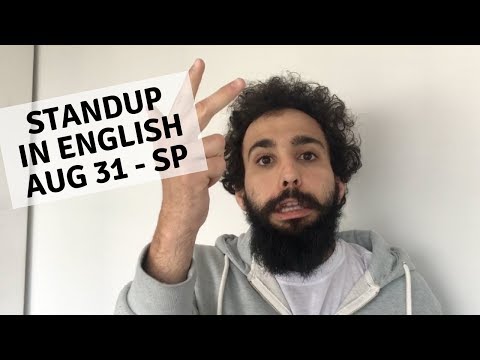 Murilo Couto fala inglês como índio?? Standup in English!