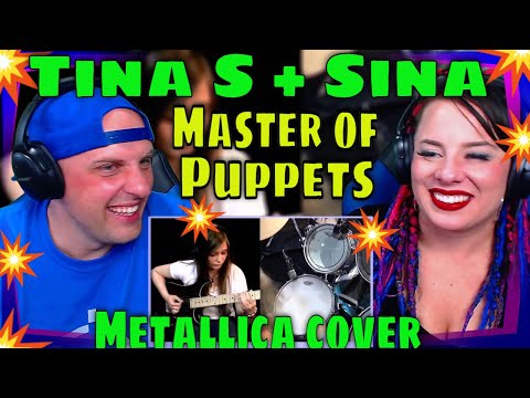 Tina S + Sina Master of Puppets Metallica cover | THE WOLF HUNTERZ REACTIONS