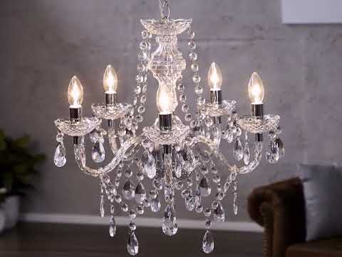 Flyer commercial animé pour lustre