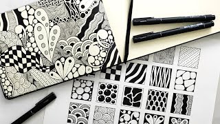 Zentangle Patterns for Beginners: How to Draw Simple Zentangle Designs