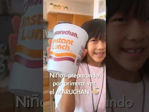 Girls preparing MARUCHAN for the first time #shorts #maruchan