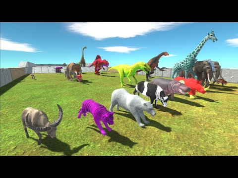 Race to eat modern mammals - Animal Revolt Battle Simulator