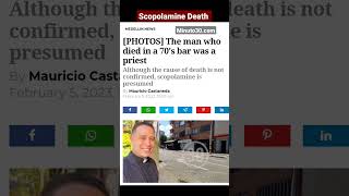 Priest Robbed & Killed By Scopolamine in Medellin 🇨🇴 #colombia #robbery #medellin #shorts