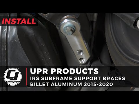 Eliminate Your S550 Mustang Wheel Hop With UPR Billet Aluminum IRS Rear Subframe Supports!