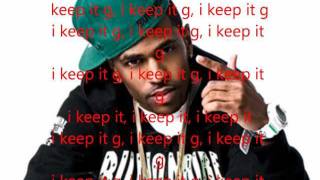 Big Sean Ft 2 Chainz -Keep It G [Dirty] Lyrics On Screen