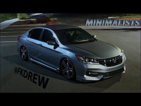 Slammed 2017 Honda Accord walk around | BC extreme low coilovers | Minimalists Group |