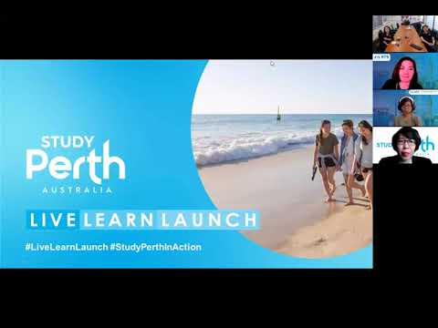 Webinar sobre educação em Perth - StudyPerth - 2022✨