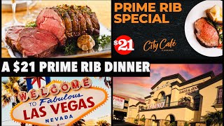A $21 Prime Rib Dinner in VEGAS For 2023 #vegaseats  #vegasfood #vegas