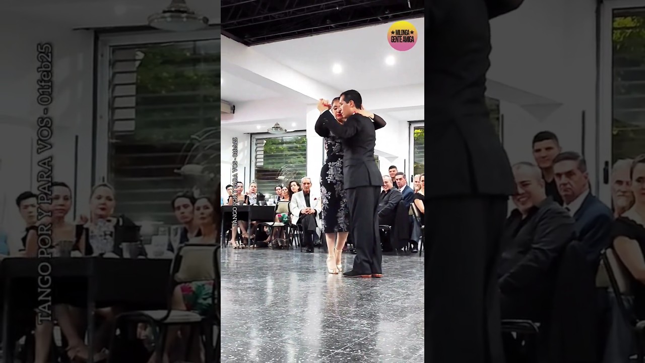 Video thumbnail for El simpático ( D'Arienzo) Miriam Copello y Cristian Correa. Milonga Gente Amiga 1feb25 shot