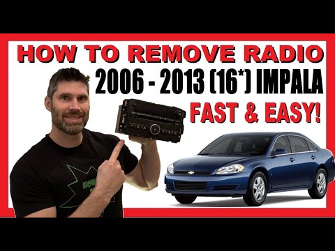 How to Remove Radio from Chevy Impala | EASY | 2006 - 2013 LT, 2014 - 2016 LT Limited | Stereo Head