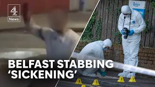 Man charged after brutal knife attack on Belfast street; bystander intervened