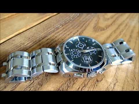 Tissot Couturier Automatic Chronograph Valjoux Watch Herrenuhr T035.614.11.051.00