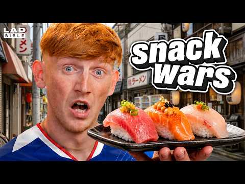 Angry Ginge & Jakey Try UK vs Japan Snacks | Snack Wars: World Tour