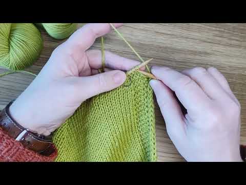 Tutorial: Knopfloch in Blende stricken inklusive Icord Rand