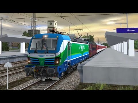 Trainz 12: 80 037 and 44 066 with long fast train between Ruse and Gorna Oryahovitsa