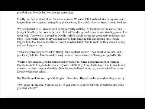 The Scarlet Ibis Audio (Abridged)