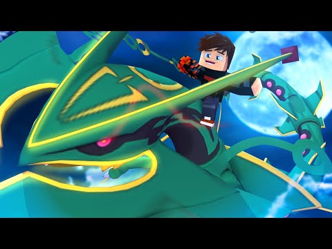 MEU NOVO MEGA RAYQUAZA 𝗡𝗢 MINECRAFT PIXELMON ARCEUS !! ‹ Ine ›