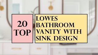 Lowes Bathroom Vanity with Sink Design - Tops Double Allen Roth
