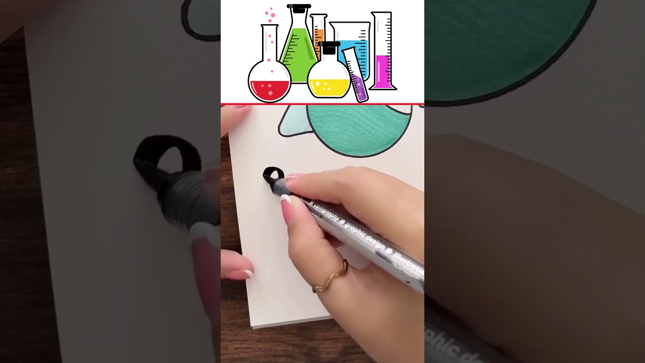 ⚗️🧪 Draw Science Lab Objects
