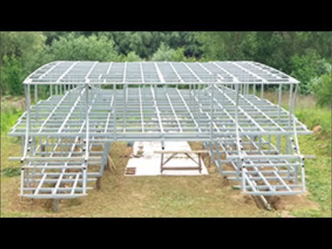 FORTUNA 77.7 - Assembly of the metal frame of our catamaran - Timelapse