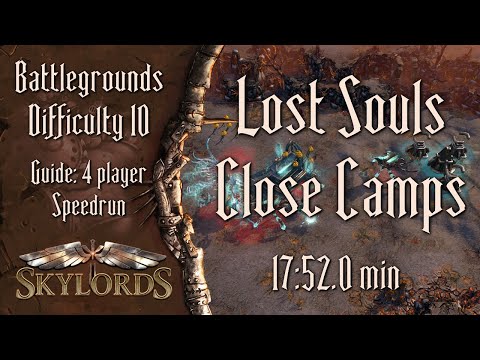 Battlegrounds Speedrun in 17:52.0 | 4 player rPvE 10 - April 2021 | Skylords Reborn (BattleForge)