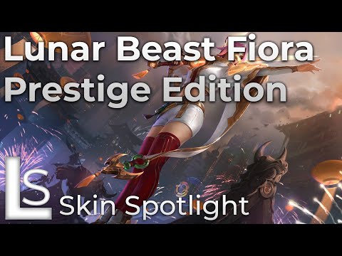 Lunar Beast Fiora Prestige Edition - Skin Spotlight - Lunar Beast - League of Legends