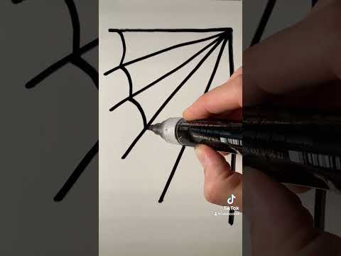 How to Draw a Spiderweb