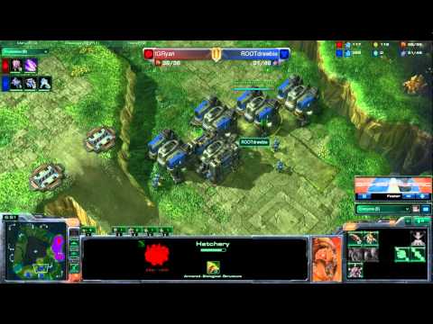 StarCraft 2   tgRyan Z vs  ROOTdrewbie T   Commentary by SaharaDrac