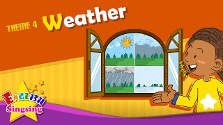 Theme 4. Weather - How&#39;s the weather? It&#39;s sunny. | ESL Song &amp; Story - Learning English for Kids