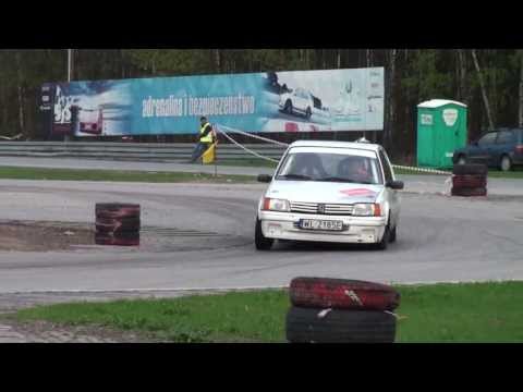 Zając Marcin / Jankowski M.- Peugeot 205 1.3 Rallye - CATD Cup 1 Runda - Tor Kielce 04-05-2013