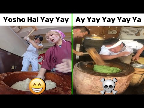 Yosho Hai Yay Yay Making Mochi vs Ay Yay Yay Yay Ya