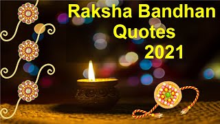 Raksha Bandhan Quotes 2021 (Hindi) | Rakhi Quotes & Messages 2021 | Raksha Bandham Status 2021 |