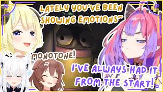 Vivi Got TEASED BACK For Calling Korone MONOTONE By Watame, Korone  & Fubuki! 😂😭 | Hololive Clip