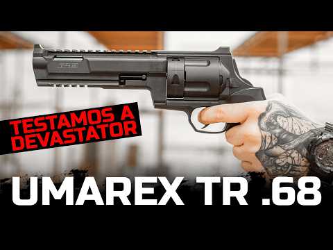 Revólver Calibre .68 Umarex T4E TR 68 Tornado Paintball
