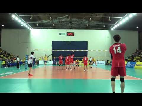 Volleyball Japan vs Brazil - Friendly Match Highlights Court View