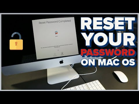 How do you reset a locked iMac?