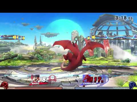 Smash WiiU - TBZxmas2015 - Singles - LQF - Zombe (Mario) vs SUGOI Draquaza (Charizard)