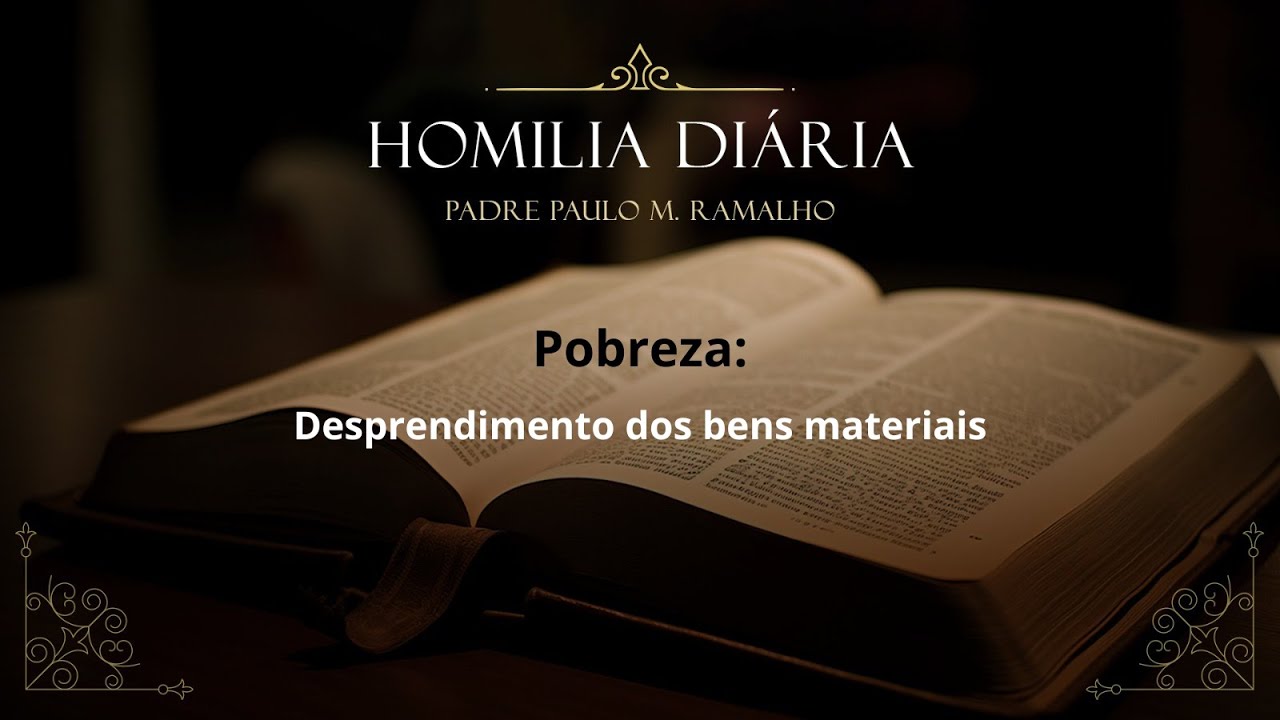 POBREZA: DESPRENDIMENTO DOS BENS MATERIAIS