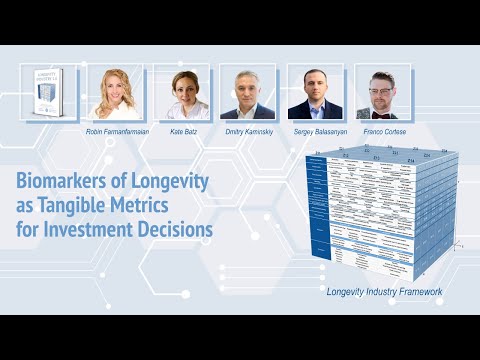 Biomarkers of Longevity as Tangible Metrics for Investment Decisions