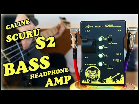 Caline S2 SCURU Bass Headphone Amp Recent - Black Amplifier image 10