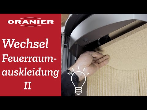 ORANIER - Feuerraumauskleidung mit 2 Zugumlenkplatten selbst wechseln