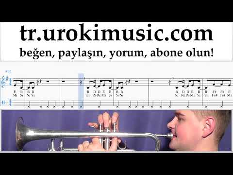 Trompet dersleri Childish Gambino - Feels Like Summer Notalar Eğitim um-i723