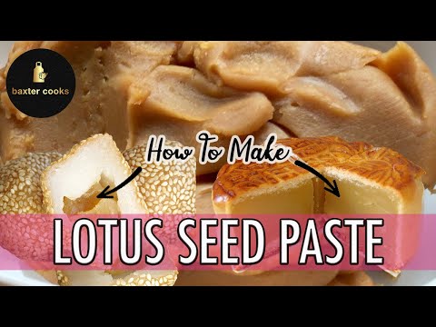 Homemade Lotus Seed Paste