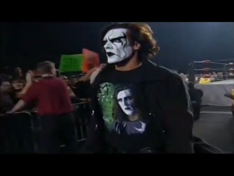 WCW Monday Nitro Sting saves Miss elizabeth