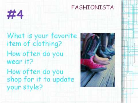 What's a Fashionista?  Are YOU one?