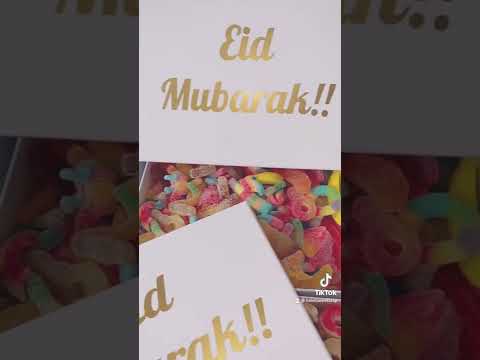 Luxury Eid Mubarak Halal Sweet Gift Boxes at Halal Sweet Stop #shorts #eid #eidmubarak