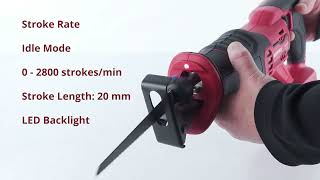 Cordless Reciprocating Saw WORTEX CSR 1118-1