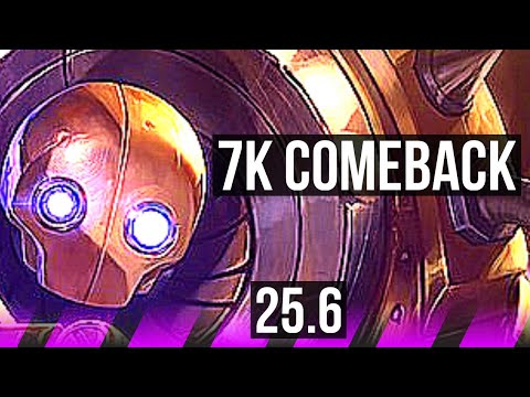 BLITZCRANK & Tristana vs ZOE & Kai'Sa (SUP) | 7k comeback, 15k DMG | EUW Diamond | 25.6