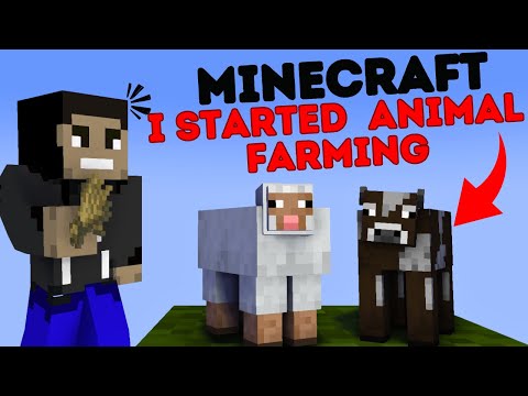 I started animal farming in Minecraft Hardcore OneBlock | Minecraft Hardcore OneBlock Episode 3